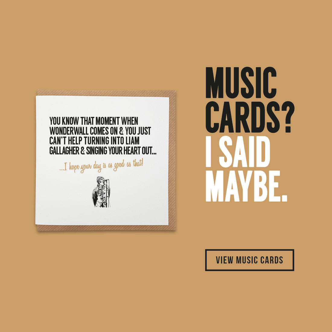 music and band popular musicians themed greetings card birthday gifts designed by local lingo
