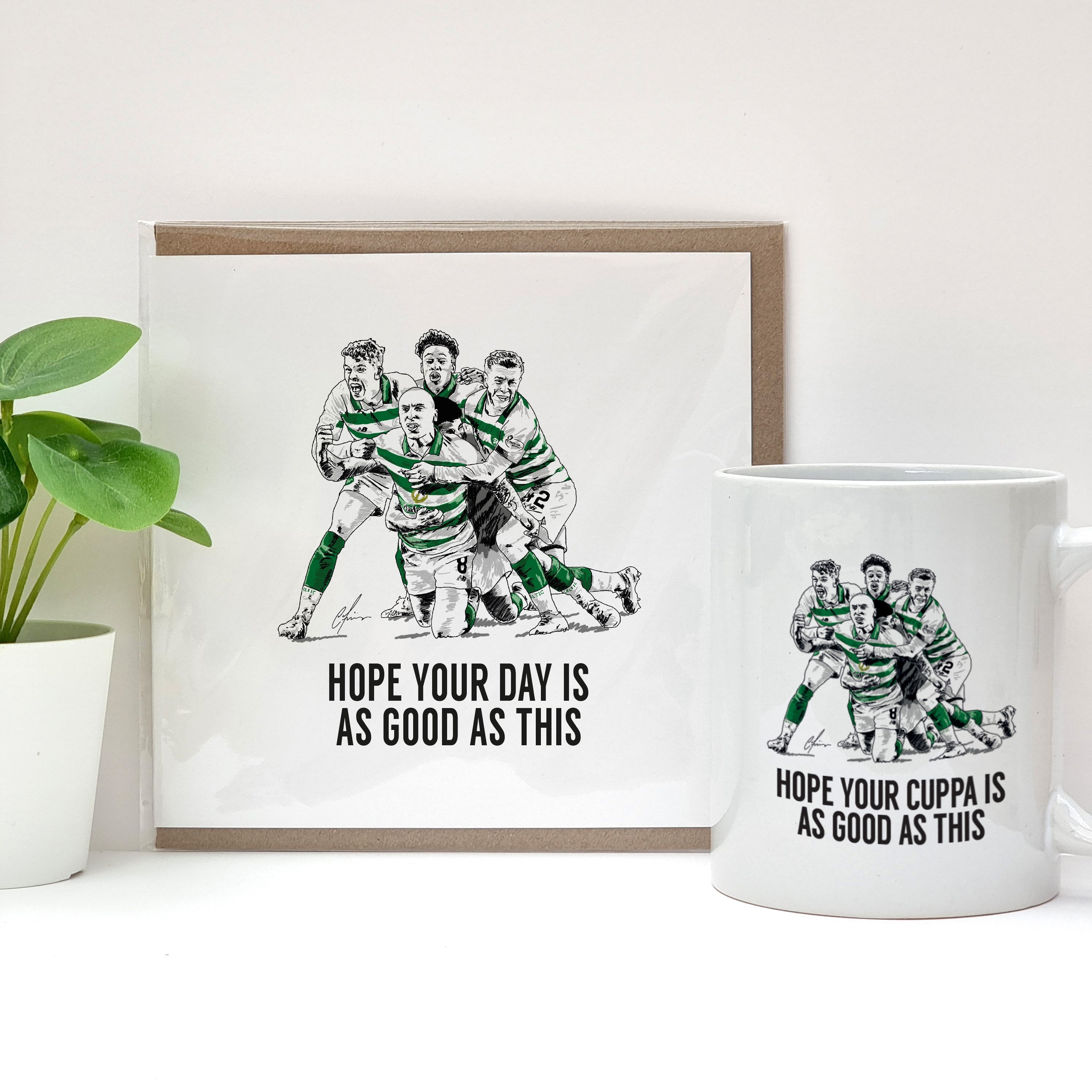 Celtic fan - Football Celebration Card & Gift