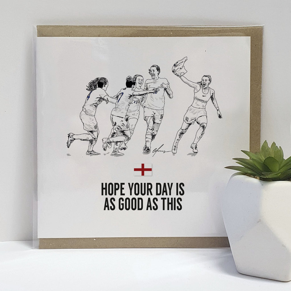 England Women - European Championship Winners 2022 - Football Card & Gifts