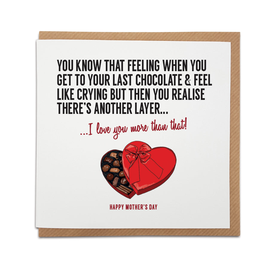 Box of Chocolates- That Feeling when... Greetings Card