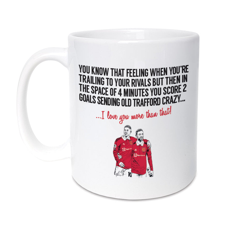 Manchester United (Man Utd) football fan -  Derby win Mug