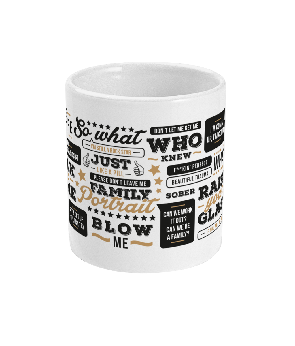 Pink themed Raise Your Glass Greetings Card