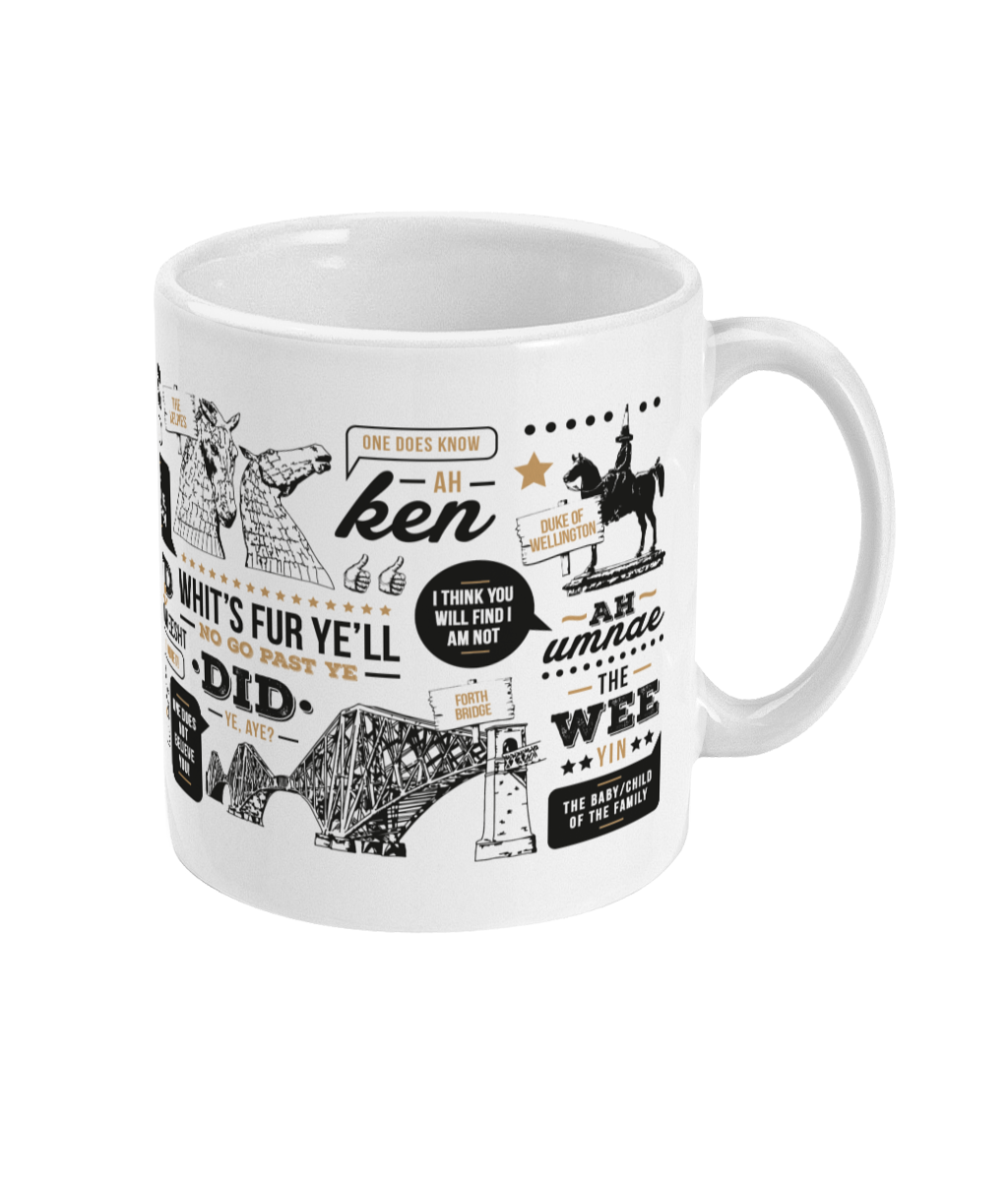 Scottish Sayings -  Scottish Phrases Translations Mug