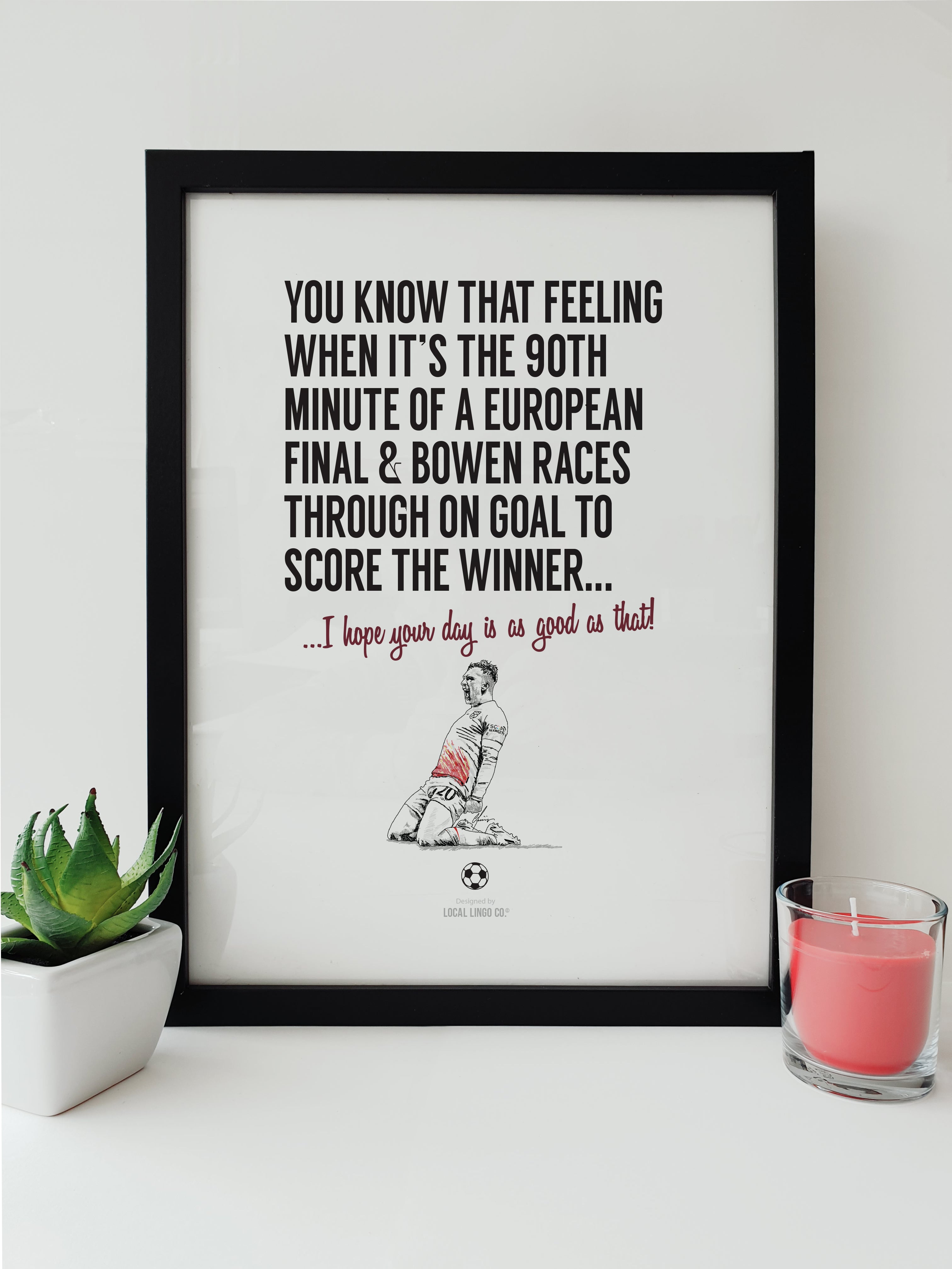 West Ham United FC Themed Print | Europa Conference League Final Victory
