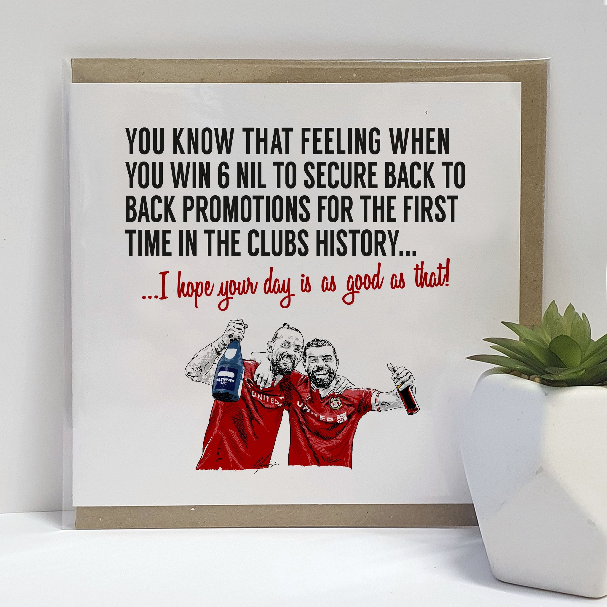 Wrexham A.F.C. - Back to Back Promotions 2024 Card