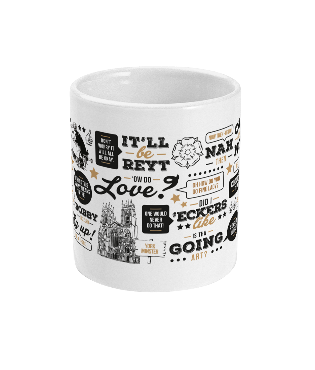Yorkshire Sayings -  Yorkshire Phrases Translations Mug
