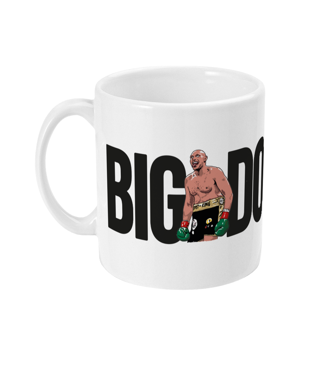 Funny Mug / cup designed to brighten up that desk or coffee table. Design features Tyson Fury & his famous catchphrase. It will make the perfect gift for a boxing fan whether it's for a birthday, Christmas or any other special occasion. 