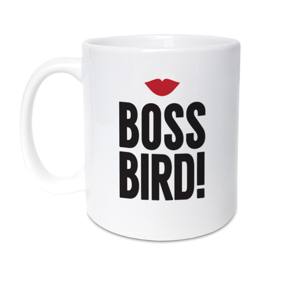 A unique mug featuring a proud Scouse statement. It will make the perfect gift for someone from Liverpool. Whether it's for a birthday, Christmas or any other special occasion.    Mug reads: Boss Bird!