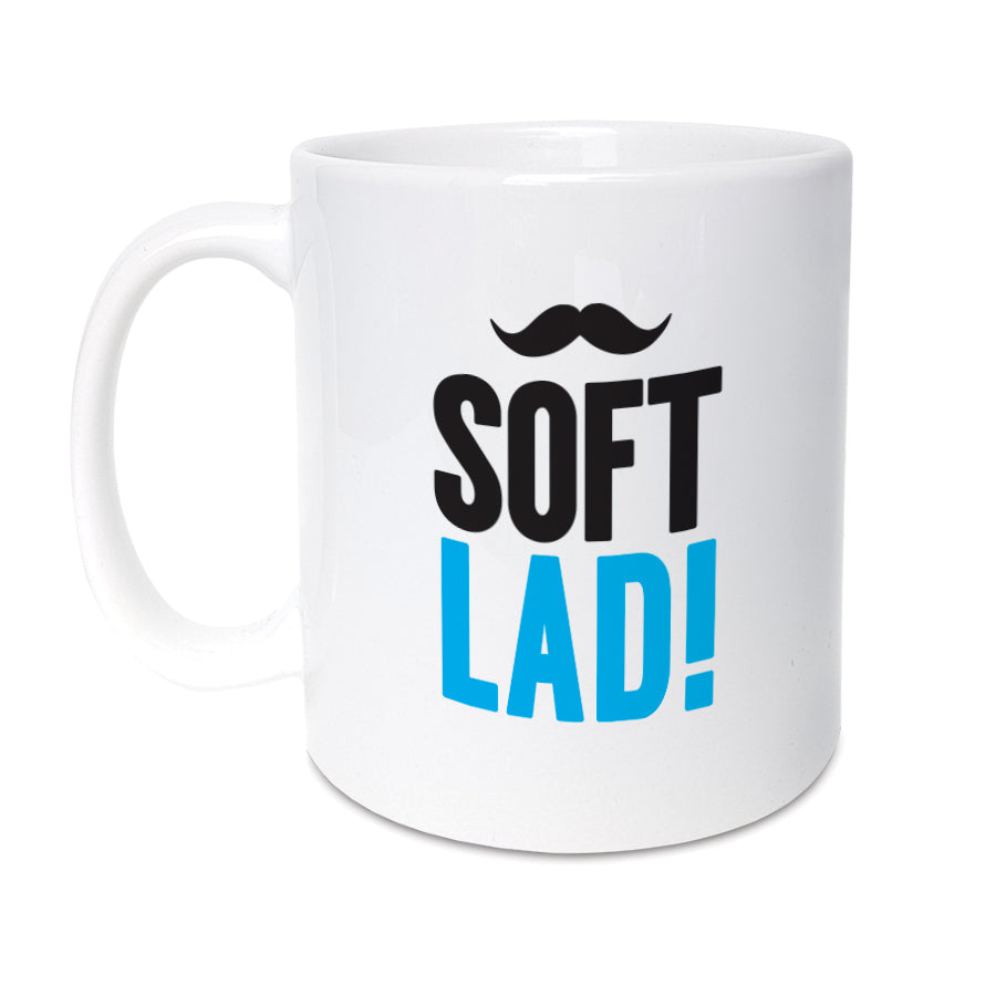 A unique mug featuring a funny Scouse statement. It will make the perfect gift for someone from Liverpool. Whether it's for a birthday, Christmas or any other special occasion.    Mug reads: Soft Lad!